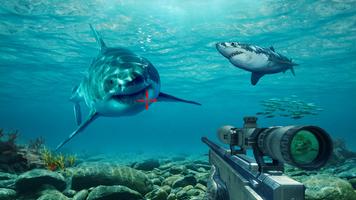 Underwater Whale Shark Sniper Hunter 3D Ekran Görüntüsü 1
