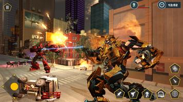 Robot Transforming Cheetah Attack: Cheetah Games Ekran Görüntüsü 1