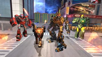 Robot Transforming Cheetah Attack: Cheetah Games Ekran Görüntüsü 2