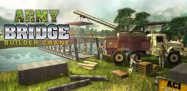 US Army Truck Bridge Building Construction Game