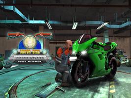 Sports Bike Mechanic Workshop الملصق