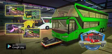 Bus Mechanic Workshop Sim
