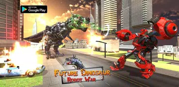 Robot Dinosaur Futuristic City Wars