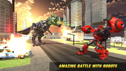 Robot Dinosaur Futuristic City Wars APK Herunterladen