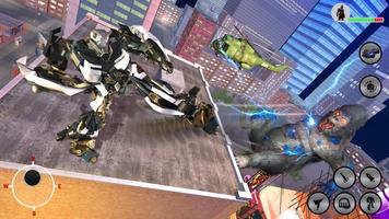 Flying Bat Robot Car Transformation Game ảnh chụp màn hình 2