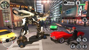 Flying Bat Robot Car Transformation Game ảnh chụp màn hình 3
