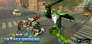 Ninja Warrior Robot Transformation Robot Wars