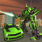 Ninja Flying Robot Transform Warrior Robot Wars ícone