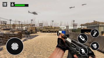 Army World War 2 Battleground Shooting Game ảnh chụp màn hình 1