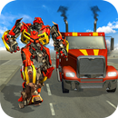 Euro Truck Robot Game Transforming Robot Simulator APK