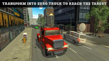 Реальный робот Euro Truck Transform Robot Wars скриншот 2