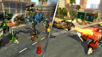 Flying Dragon Robot Transform City Rescue Ekran Görüntüsü 3