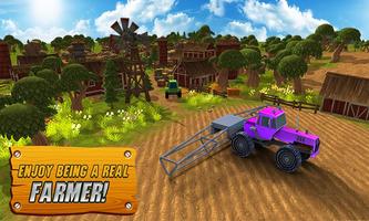 Harvest Farm Tractor Simulator Affiche