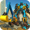Excavator Crane Robot Transformation City Survival APK