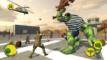 Incredible Monster Vs US Army Prison Escape Game Ekran Görüntüsü 1