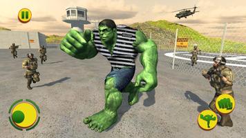 Incredible Monster Vs US Army Prison Escape Game Ekran Görüntüsü 2