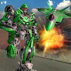 Future Airplane Robot Transform Jet Wars APK download