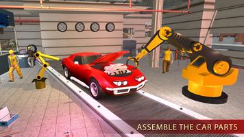 Luxury Car Factory 3D - Workshop Garage Game Plakat