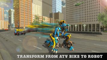 ATV Quad Racing Moto Robot Transformation Game capture d'écran 1