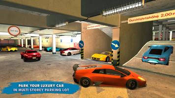 Mania de aparcamiento de varios niveles Smart Car Poster