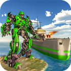 WW2 Naval Battleship Robot Transform Sea Battle icon