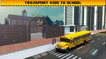 School Bus Driving Simulator स्क्रीनशॉट 1