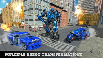 US Police Cop Moto Robot Transform Gangster Chase bài đăng
