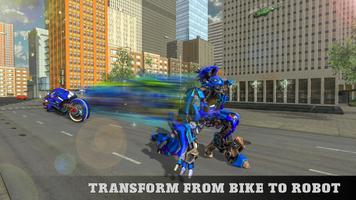 US Police Cop Moto Robot Transform Gangster Chase ảnh chụp màn hình 2