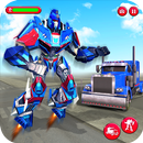 Police Robot Truck Flying Hero City Rescue Mission APK