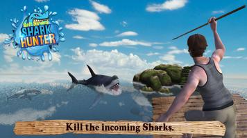 3D rakit Hidup Shark Hunter poster