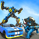Real Robot Car Transforming Wild Rhino Games APK