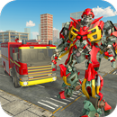 Fire Engine Real Robot Transformation: Robot Wars APK