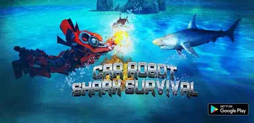Robot Car Angry Shark Hunter