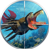 Underwater Megalodon Shark Sniper Hunter icône