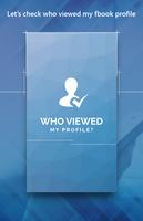 Who viewed my facebook profile - Free Affiche