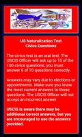 Citizenship - US (Civics Quiz) الملصق
