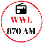 WWL 870 AM Radio Station App New Orleans icône