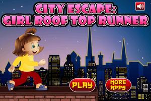 CT Escape Girl Roof Top Runner Plakat