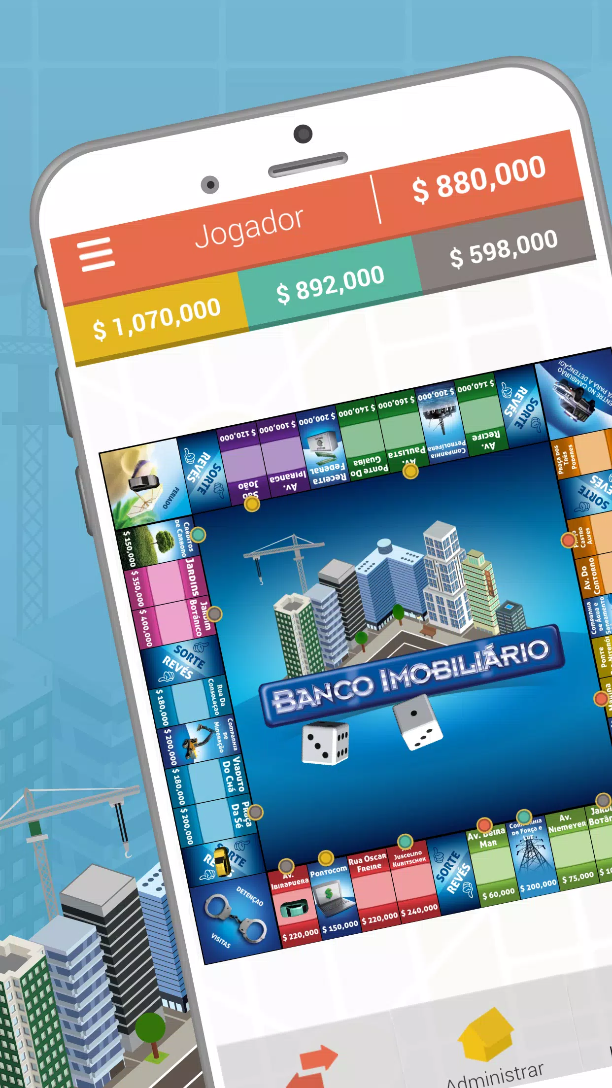 Jogo De Tabuleiro Banco Imobiliário Mundo Original Estrela - Shop Coopera