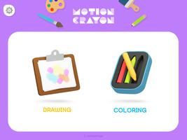 MotionCrayon Affiche