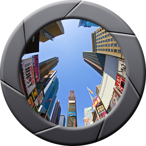 Wide Angle Camera Fisheye Filter Effect