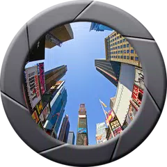 Wide Angle Camera Fisheye Filter Effect