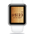 Wood Clock Widget