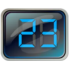 Digital LCD Clock Widget