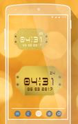 Golden Clock Widget syot layar 5