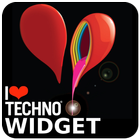 I Love Techno - Widget آئیکن