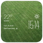 Green Field Weather Widget icon