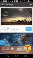 tank1 weather widget/clock imagem de tela 2