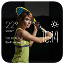 tennis weather widget/clock APK