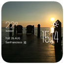 Terminal weather widget/clock APK